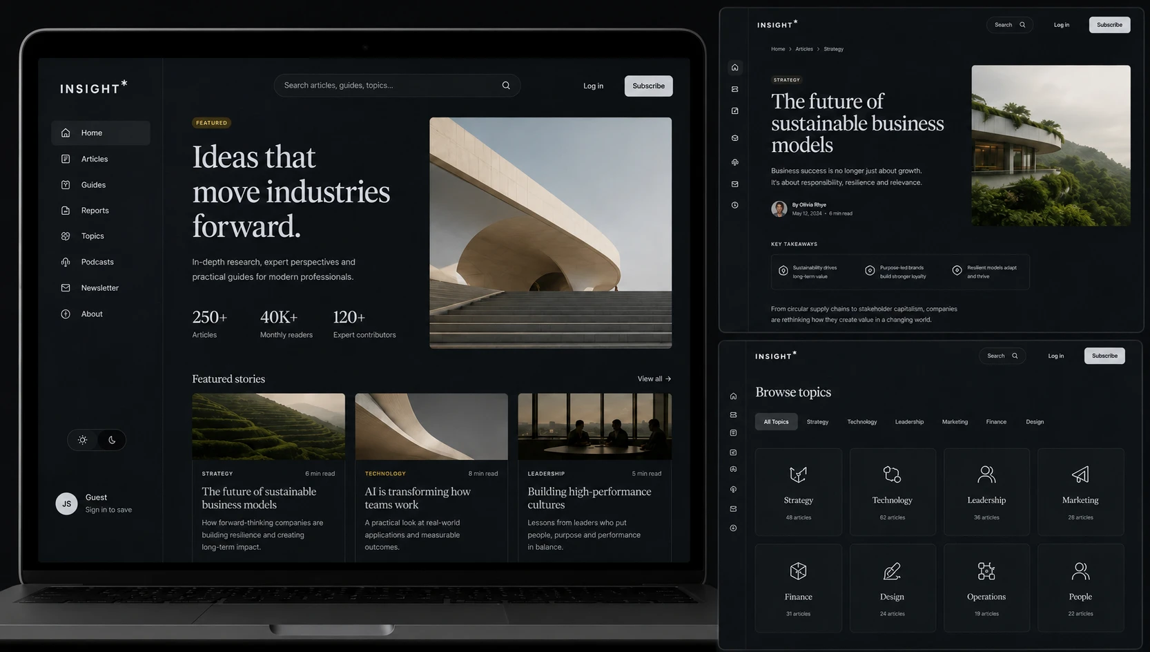 Content Marketing Platform — Case study by Bhavya Panchal, Frontend Developer